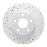 Dynamic Friction 1990-2001 Subaru Impreza Front Left Drilled Geoperformance Rotor by Dynamic Friction Company 820-13007L