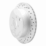 Dynamic Friction 2010-2025 Scion FR-S Rear Left Drilled Geoperformance Rotor by Dynamic Friction Company 820-13023L