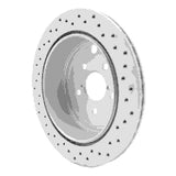 Dynamic Friction 2010-2025 Scion FR-S Rear Left Drilled Geoperformance Rotor by Dynamic Friction Company 820-13023L