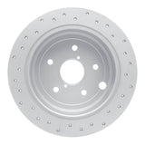 Dynamic Friction 2015-2021 Subaru WRX Rear Left Drilled Geoperformance Rotor by Dynamic Friction Company 820-13024L
