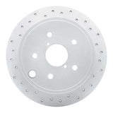 Dynamic Friction 2015-2021 Subaru WRX Rear Left Drilled Geoperformance Rotor by Dynamic Friction Company 820-13024L