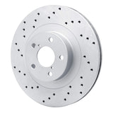 Dynamic Friction 2022-2025 Toyota GR86 Front Left Drilled Geoperformance Rotor by Dynamic Friction Company 820-13034L