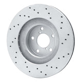 Dynamic Friction 2022-2025 Toyota GR86 Front Left Drilled Geoperformance Rotor by Dynamic Friction Company 820-13034L