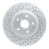 Dynamic Friction 2006-2021 Subaru B9 Tribeca Front Left Drilled Geoperformance Rotor by Dynamic Friction Company 820-13035L