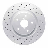 Dynamic Friction 2020-2025 Subaru Crosstrek Front Left Drilled Geoperformance Rotor by Dynamic Friction Company 820-13049L