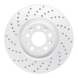 Dynamic Friction 2017-2025 Alfa Romeo Giulia Front Left Drilled Geoperformance Rotor by Dynamic Friction Company 820-16012L