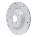 Dynamic Friction 2006-2015 Jaguar Xjr Rear Left Drilled Geoperformance Rotor by Dynamic Friction Company 820-20018L