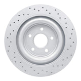 Dynamic Friction 2006-2015 Jaguar Xjr Rear Left Drilled Geoperformance Rotor by Dynamic Friction Company 820-20018L