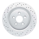 Dynamic Friction 2006-2015 Jaguar Xjr Rear Left Drilled Geoperformance Rotor by Dynamic Friction Company 820-20018L