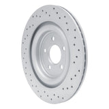 Dynamic Friction 2006-2015 Jaguar Xjr Rear Left Drilled Geoperformance Rotor by Dynamic Friction Company 820-20018L