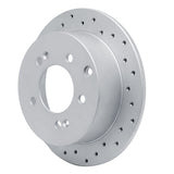 Dynamic Friction 2010-2013 Kia Forte Rear Left Drilled Geoperformance Rotor by Dynamic Friction Company 820-21013L