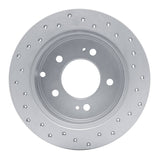 Dynamic Friction 2010-2013 Kia Forte Rear Left Drilled Geoperformance Rotor by Dynamic Friction Company 820-21013L