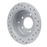 Dynamic Friction 2010-2013 Kia Forte Rear Left Drilled Geoperformance Rotor by Dynamic Friction Company 820-21013L