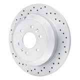 Dynamic Friction 2009-2010 Kia Borrego Rear Left Drilled Geoperformance Rotor by Dynamic Friction Company 820-21027L