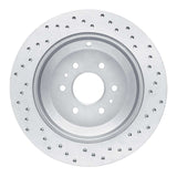 Dynamic Friction 2009-2010 Kia Borrego Rear Left Drilled Geoperformance Rotor by Dynamic Friction Company 820-21027L