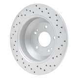 Dynamic Friction 2015-2020 Kia Sorento Rear Left Drilled Geoperformance Rotor by Dynamic Friction Company 820-21029L