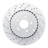 Dynamic Friction 2018-2025 Genesis G70 Rear Left Drilled Geoperformance Rotor by Dynamic Friction Company 820-21039L