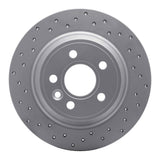 Dynamic Friction 2007-2010 Volvo S80 Rear Left Drilled Geoperformance Rotor by Dynamic Friction Company 820-27034L