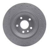 Dynamic Friction 2007-2010 Volvo S80 Rear Right Drilled Geoperformance Rotor by Dynamic Friction Company 820-27034R