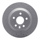 Dynamic Friction 2007-2010 Volvo S80 Rear Right Drilled Geoperformance Rotor by Dynamic Friction Company 820-27034R