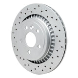 Dynamic Friction 2010-2017 Volvo XC60 Rear Left Drilled Geoperformance Rotor by Dynamic Friction Company 820-27044L