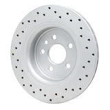 Dynamic Friction 2010-2017 Volvo XC60 Rear Left Drilled Geoperformance Rotor by Dynamic Friction Company 820-27044L