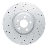 Dynamic Friction 2016-2026 Polestar Polestar 2 Front Left Drilled Geoperformance Rotor by Dynamic Friction Company 820-27051L
