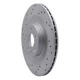 Dynamic Friction 2016-2026 Polestar Polestar 2 Rear Left Drilled Geoperformance Rotor by Dynamic Friction Company 820-27054L