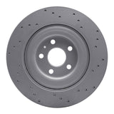 Dynamic Friction 2016-2026 Polestar Polestar 2 Rear Left Drilled Geoperformance Rotor by Dynamic Friction Company 820-27054L