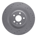 Dynamic Friction 2016-2026 Polestar Polestar 2 Rear Left Drilled Geoperformance Rotor by Dynamic Friction Company 820-27054L