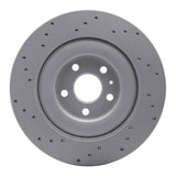 Dynamic Friction 2016-2026 Polestar Polestar 2 Rear Right Drilled Geoperformance Rotor by Dynamic Friction Company 820-27054R