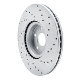 Dynamic Friction 2016-2017 Volvo XC60 Front Left Drilled Geoperformance Rotor by Dynamic Friction Company 820-27055L