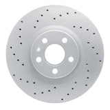 Dynamic Friction 2017-2025 Volvo XC40 Front Left Drilled Geoperformance Rotor by Dynamic Friction Company 820-27059L