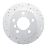 Dynamic Friction 1995-1999 BMW 318ti Rear Left Drilled Geoperformance Rotor by Dynamic Friction Company 820-31039L