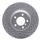 Dynamic Friction 2002-2008 BMW 760Li Front Right Drilled Geoperformance Rotor by Dynamic Friction Company 820-31058R