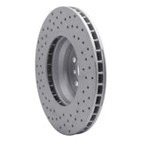 Dynamic Friction 2002-2008 BMW 760Li Front Right Drilled Geoperformance Rotor by Dynamic Friction Company 820-31058R
