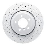 Dynamic Friction 2002-2005 BMW 745Li Rear Left Drilled Geoperformance Rotor by Dynamic Friction Company 820-31059L