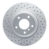 Dynamic Friction 2006-2015 BMW 330I Rear Left Drilled Geoperformance Rotor by Dynamic Friction Company 820-31070L
