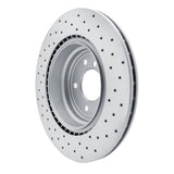 Dynamic Friction 2006-2015 BMW 330I Rear Left Drilled Geoperformance Rotor by Dynamic Friction Company 820-31070L