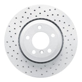Dynamic Friction 2005-2008 BMW 750Li Rear Left Drilled Geoperformance Rotor by Dynamic Friction Company 820-31076L