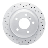 Dynamic Friction 2006-2015 BMW 325ix Rear Left Drilled Geoperformance Rotor by Dynamic Friction Company 820-31081L