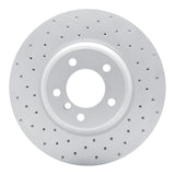 Dynamic Friction 2007-2015 BMW X1 (USA/Canada) Front Left Drilled Geoperformance Rotor by Dynamic Friction Company 820-31082L