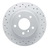 Dynamic Friction 2008-2013 BMW 125I (Mexico) Rear Left Drilled Geoperformance Rotor by Dynamic Friction Company 820-31088L