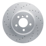 Dynamic Friction 2011-2019 BMW 535D xDrive Front Left Drilled Geoperformance Rotor by Dynamic Friction Company 820-31097L