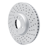 Dynamic Friction 2010-2018 BMW 740Ld xDrive Left Front Drilled Geoperformance Rotor by Dynamic Friction Company 820-31099D