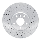 Dynamic Friction 2010-2018 BMW 740Ld xDrive Left Front Drilled Geoperformance Rotor by Dynamic Friction Company 820-31099D