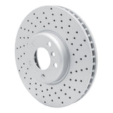 Dynamic Friction 2010-2018 BMW 740Li Right Front Drilled Geoperformance Rotor by Dynamic Friction Company 820-31100D