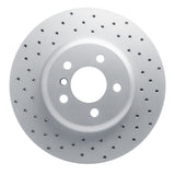 Dynamic Friction 2010-2019 BMW 740Ld xDrive Rear Left Drilled Geoperformance Rotor by Dynamic Friction Company 820-31106L