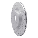 Dynamic Friction 2009-2014 Mini Cooper Clubman Front Left Drilled Geoperformance Rotor by Dynamic Friction Company 820-32008L