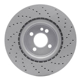 Dynamic Friction 2009-2014 Mini Cooper Clubman Front Left Drilled Geoperformance Rotor by Dynamic Friction Company 820-32008L